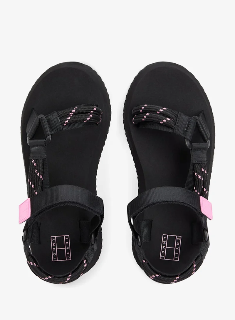TOMMY JEANS  Webbing Rope Cleat Platform Sandals for Women | Best Price UAE